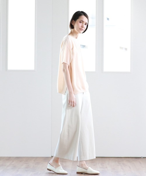 Pao de lo（パオデロ）の「美濃和紙ニット（ニット/セーター・レディース・グレー/オレンジ/チャコールグレー・9号/7号）」の9枚目の写真