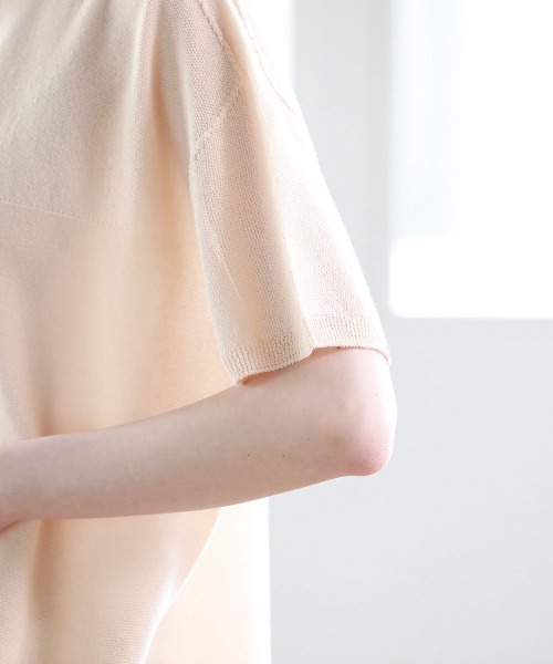 Pao de lo（パオデロ）の「美濃和紙ニット（ニット/セーター・レディース・グレー/オレンジ/チャコールグレー・9号/7号）」の13枚目の写真