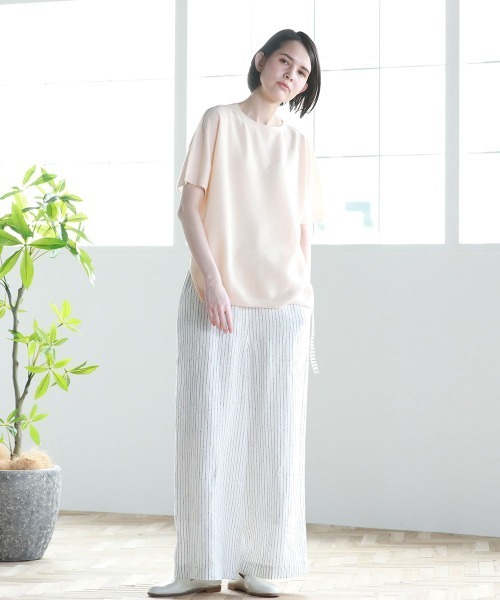 Pao de lo（パオデロ）の「美濃和紙ニット（ニット/セーター・レディース・グレー/オレンジ/チャコールグレー・9号/7号）」の20枚目の写真