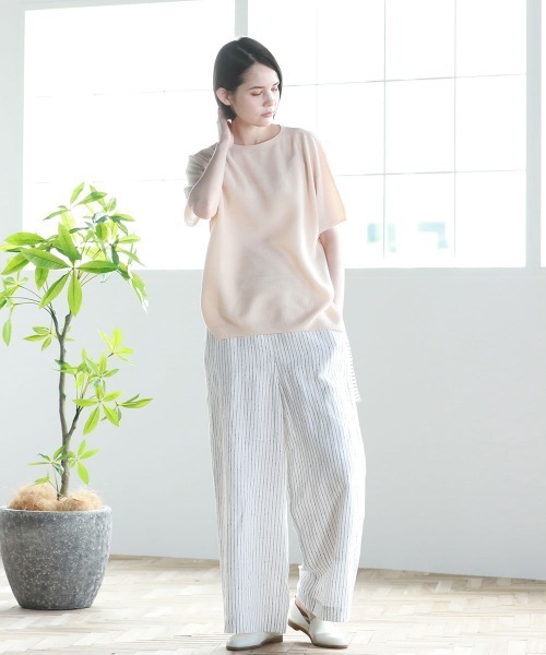 Pao de lo（パオデロ）の「美濃和紙ニット（ニット/セーター・レディース・グレー/オレンジ/チャコールグレー・9号/7号）」の16枚目の写真