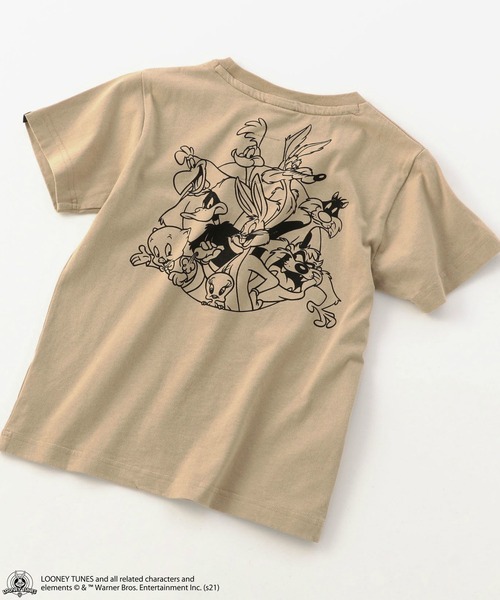 Alpha Industries（アルファインダストリーズ）の「キッズ LOONEY TUNES キャラクターバックプリント Tシャツ【110-150cm】（Tシャツ/カットソー・キッズ・ホワイト/ブラック/ベージュ系その他・140/150/130/110/120）」の3枚目の写真