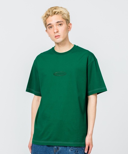 XLARGE（エクストララージ）の「WHITE STITCH EMBROIDERY S/S TEE（Tシャツ/カットソー・メンズ・ブラック/パープル/グリーン・XL/L/M/S）」の3枚目の写真