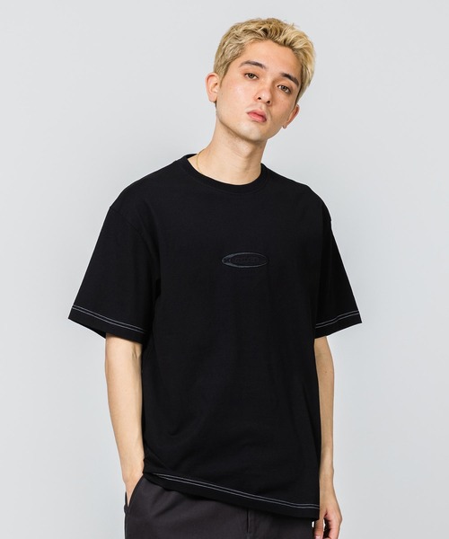 XLARGE（エクストララージ）の「WHITE STITCH EMBROIDERY S/S TEE（Tシャツ/カットソー・メンズ・ブラック/パープル/グリーン・XL/L/M/S）」の2枚目の写真