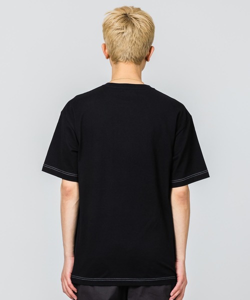 XLARGE（エクストララージ）の「WHITE STITCH EMBROIDERY S/S TEE（Tシャツ/カットソー・メンズ・ブラック/パープル/グリーン・XL/L/M/S）」の5枚目の写真