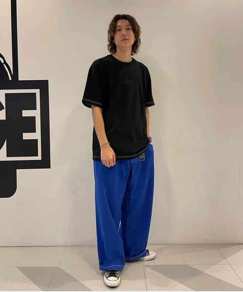 XLARGE（エクストララージ）の「WHITE STITCH EMBROIDERY S/S TEE（Tシャツ/カットソー・メンズ・ブラック/パープル/グリーン・XL/L/M/S）」の19枚目の写真