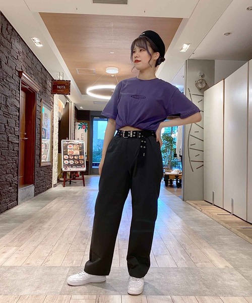 XLARGE（エクストララージ）の「WHITE STITCH EMBROIDERY S/S TEE（Tシャツ/カットソー・メンズ・ブラック/パープル/グリーン・XL/L/M/S）」の20枚目の写真