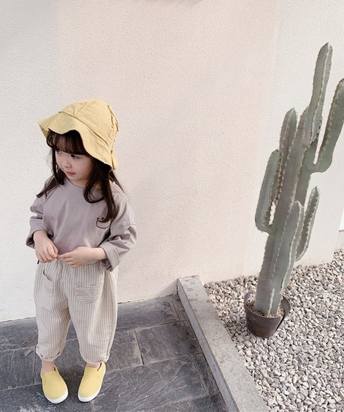 aimoha(アイモハ)の「【aimoha-KIDS-】春夏/子供服 キッズ万能ボトム ストライプ柄テーパード ロングパンツ(チノパンツ・キッズ・ライトグレー/ブラウン・90/100/110/120/80/130)」の14枚目の写真