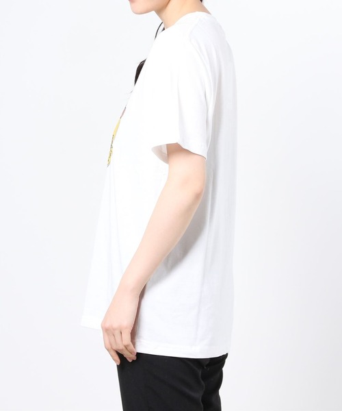 WEGO（ウィゴー）の「WEGO/レトロCarプリントTシャツ（Tシャツ/カットソー・レディース・アイボリー/杢グレー・SMALL/MEDIUM/LARGE/X-LARGE）」の5枚目の写真