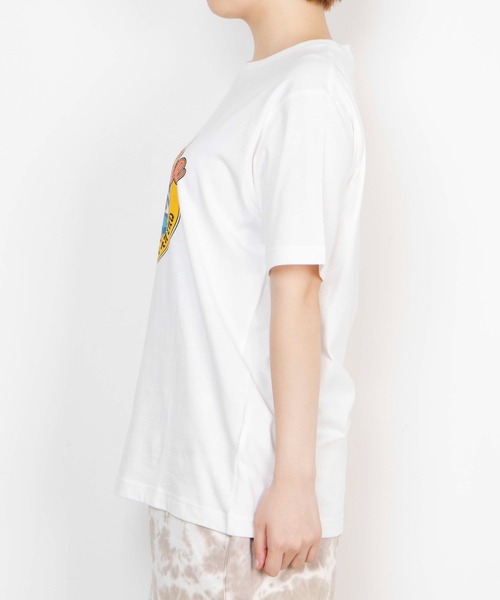 WEGO（ウィゴー）の「WEGO/レトロCarプリントTシャツ（Tシャツ/カットソー・レディース・アイボリー/杢グレー・SMALL/MEDIUM/LARGE/X-LARGE）」の19枚目の写真