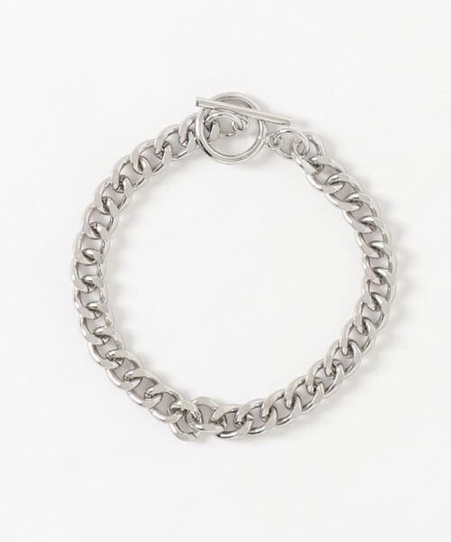 Genri（ゲンリ）の「Genri/chain BRACELET_gri-B-001 チェーンブレスレット（ブレスレット・メンズ・シルバー/ブラック・FREE）」の5枚目の写真