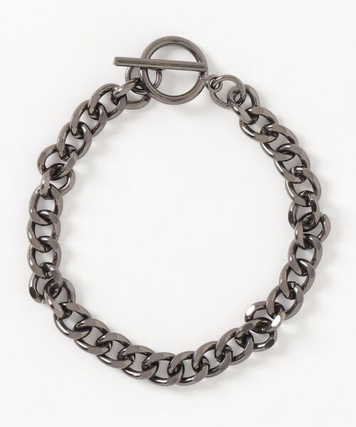 Genri（ゲンリ）の「Genri/chain BRACELET_gri-B-001 チェーンブレスレット（ブレスレット・メンズ・シルバー/ブラック・FREE）」の6枚目の写真
