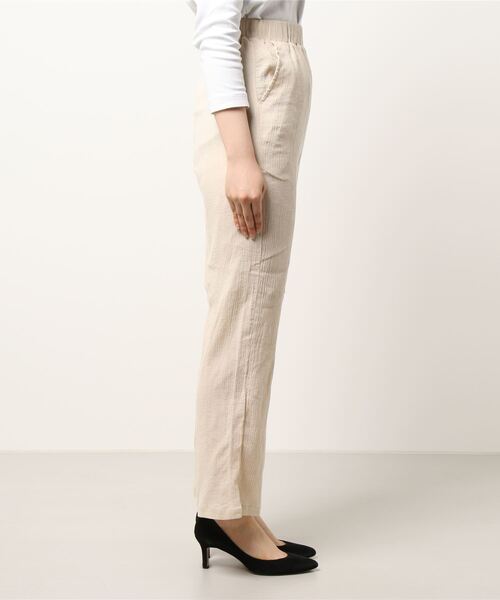 Samansa Mos2 blue（サマンサモスモスブルー）の「楊柳パンツ（その他パンツ・レディース・ブラック/ライトベージュ/ブラウン・ﾌﾘ-）」の5枚目の写真