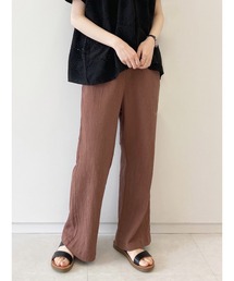 Samansa Mos2 blue | 楊柳パンツ(その他パンツ)