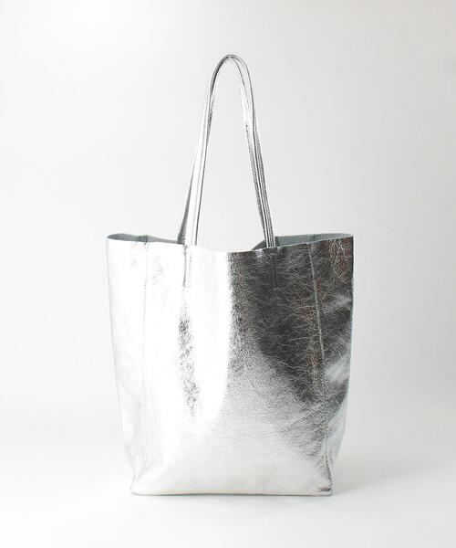 MARCO BIANCHINI（マルコビアンチーニ）の「[ 別注 ][ マルコ ビアンキー二 ] MARCO BIANCHINI CS レザー トート バッグ シルバー（トートバッグ・レディース・シルバー・FREE）」の10枚目の写真