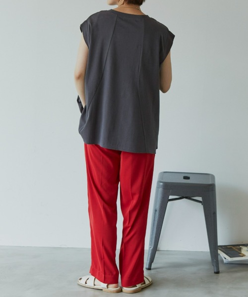 Auntie Rosa Holiday(アンティローザホリデー)の「カラーイージーパンツ(その他パンツ・レディース・ブラック/レッド/イエロー/アイボリー/ダークブラウン/ベージュ/グリーン/ブラウン・SMALL/MEDIUM)」の14枚目の写真