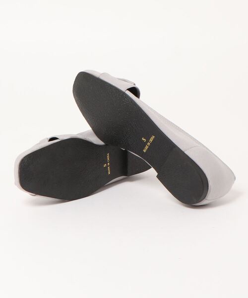 SUNNY ROOM（サニールーム）の「リボンフラットパンプス　1015【プチプラ】（パンプス・レディース・ライトグレー/ブラック/ネイビー・M/L/S/LL）」の5枚目の写真