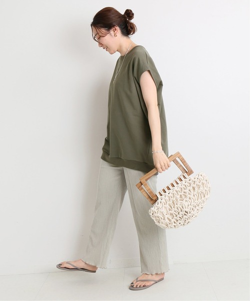 【新品タグ付き】IENA　イエナ　ドライ裏毛コクーンプルオーバー　ホワイト☆ IENA（イエナ）の「ドライ裏毛コクーンプルオーバー◇（Tシャツ