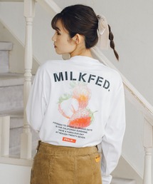 MILKFED. | LS TEE STRAWBERRY(Tシャツ/カットソー)