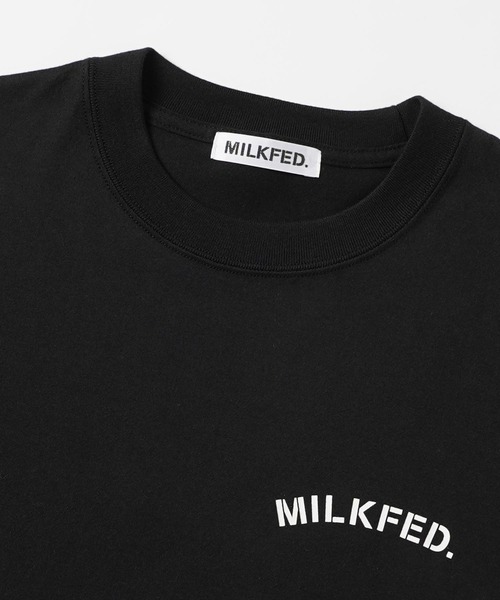 MILKFED.(ミルクフェド)の「LS TEE STRAWBERRY(Tシャツ/カットソー・レディース・ホワイト/ブラック・ONE SIZE)」の8枚目の写真