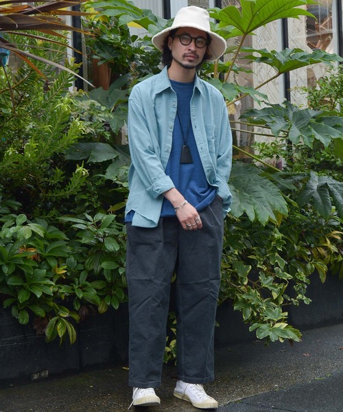 Johnbull(ジョンブル)の「インディゴストライプシャツ(シャツ/ブラウス・メンズ・ブルー・MEDIUM/LARGE/SMALL)」の7枚目の写真