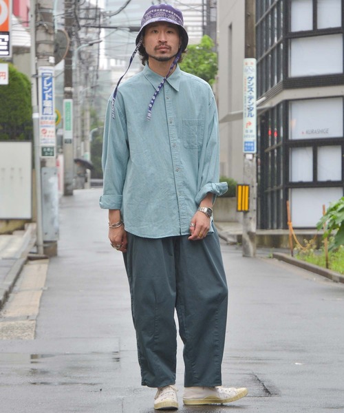 Johnbull(ジョンブル)の「インディゴストライプシャツ(シャツ/ブラウス・メンズ・ブルー・MEDIUM/LARGE/SMALL)」の10枚目の写真