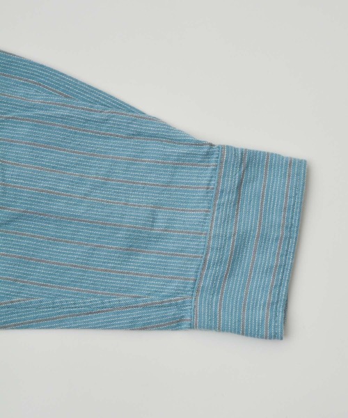 Johnbull(ジョンブル)の「インディゴストライプシャツ(シャツ/ブラウス・メンズ・ブルー・MEDIUM/LARGE/SMALL)」の20枚目の写真