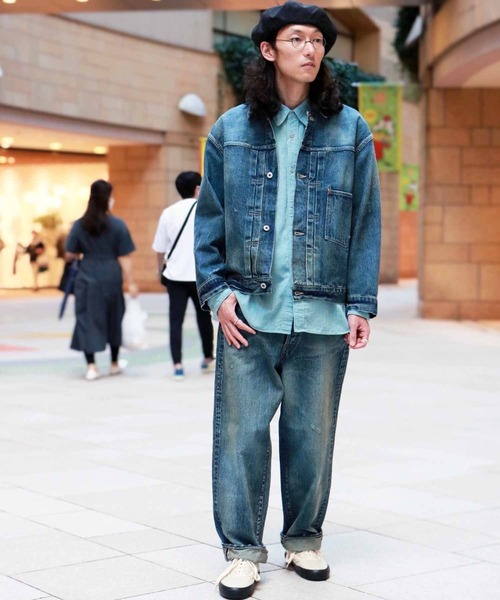 Johnbull(ジョンブル)の「インディゴストライプシャツ(シャツ/ブラウス・メンズ・ブルー・MEDIUM/LARGE/SMALL)」の16枚目の写真