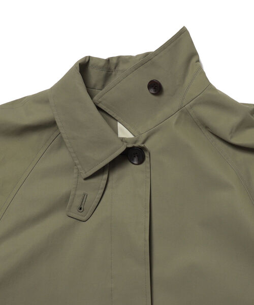 B:MING by BEAMS(ビーミングバイビームス)の「B:MING by BEAMS / 撥水 ステンカラー コート 21AW(ステンカラーコート・レディース・ベージュ/オリーブ・SMALL/MEDIUM)」の6枚目の写真