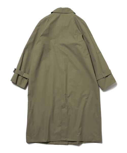 B:MING by BEAMS(ビーミングバイビームス)の「B:MING by BEAMS / 撥水 ステンカラー コート 21AW(ステンカラーコート・レディース・ベージュ/オリーブ・SMALL/MEDIUM)」の4枚目の写真