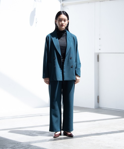 Happy John（ハッピージョン）の「basic color slacks pants/ベーシックカラースラックスパンツ（スラックス・レディース・ブラック/ダークグリーン/マスタード/ブルーグレー/イエロー/カーキ/ピンク・SMALL/MEDIUM）」の9枚目の写真