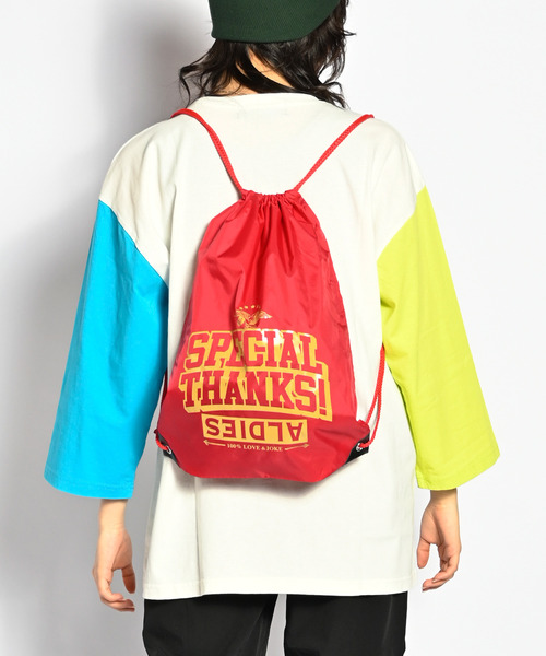 ALDIES(アールディーズ)の「ST Knapsack / エスティーナップサック(バックパック/リュック・メンズ・グレー/ネイビー/ベージュ/グリーン/ブラック/レッド・FREE)」の6枚目の写真