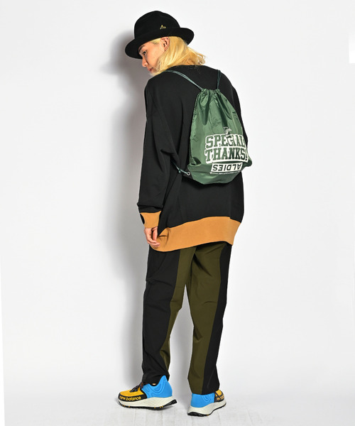 ALDIES(アールディーズ)の「ST Knapsack / エスティーナップサック(バックパック/リュック・メンズ・グレー/ネイビー/ベージュ/グリーン/ブラック/レッド・FREE)」の4枚目の写真