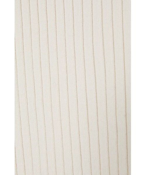 MOUSSY（マウジー）の「RANDOM RIB POLO トップス（ニット/セーター・レディース・カーキ/アイボリー/ネイビー・FREE）」の15枚目の写真