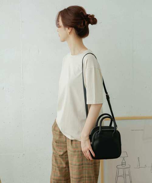 URBAN RESEARCH DOORS(アーバンリサーチドアーズ)の「ピグメントダイ半袖Tシャツ(Tシャツ/カットソー・レディース・チャコールグレー/カーキ/ブルー/アイボリー・ONE)」の17枚目の写真