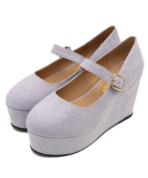 WEGO（ウィゴー）の「WEGO/ワンストラップパンプス（パンプス・レディース・ホワイト/ブラック/パープル/ピンク/ピンク系その他・MEDIUM/LARGE）」の9枚目の写真