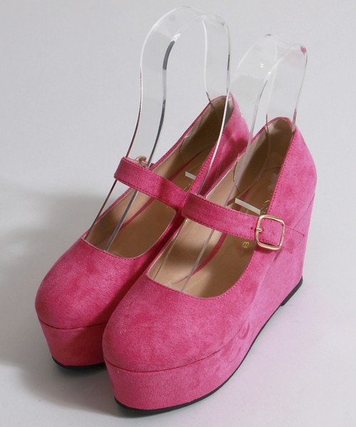 WEGO（ウィゴー）の「WEGO/ワンストラップパンプス（パンプス・レディース・ホワイト/ブラック/パープル/ピンク/ピンク系その他・MEDIUM/LARGE）」の20枚目の写真