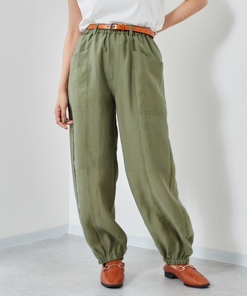 cepo（セポ）の「シアーワークイージーパンツ（その他パンツ・レディース・カーキ/ベージュ・M）」の2枚目の写真