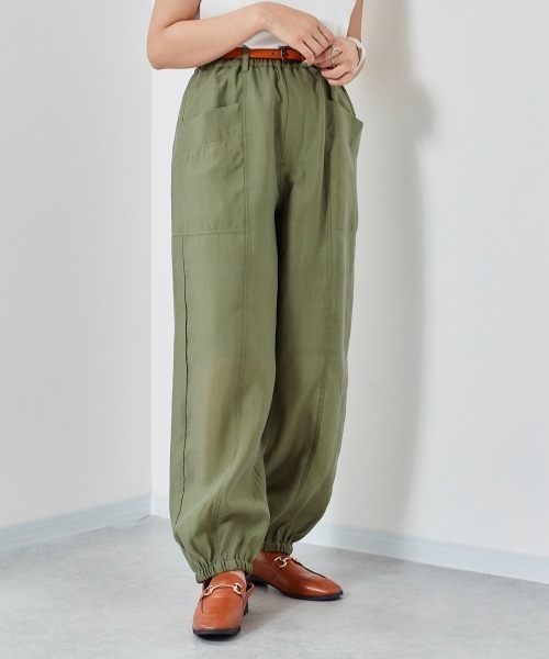 cepo（セポ）の「シアーワークイージーパンツ（その他パンツ・レディース・カーキ/ベージュ・M）」の11枚目の写真