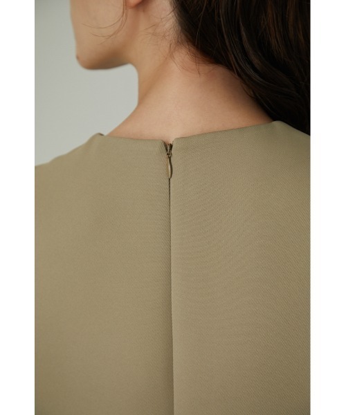 美品 RIM.ARK Tuck sleeve long OP ベージュ Tuck sleeve long OP（ドレス）｜RIM.ARK（リムアーク）の