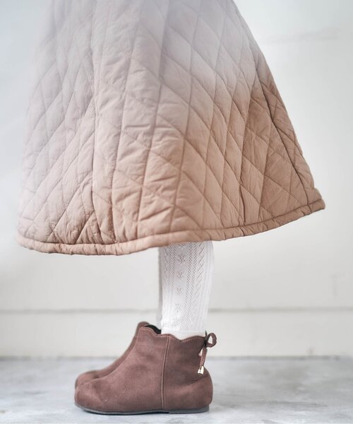 apres les cours(アプレレクール)の「キルトジャンスカ(ジャンパースカート・キッズ・ベージュ/アイボリー・110/120/80/130/100/90/140)」の15枚目の写真