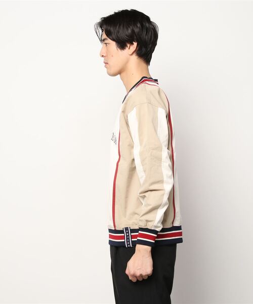 ROMANTIC CROWN(ロマンティッククラウン)の「【ROMANTIC CROWN】RMTC CLUB WARM UP(その他トップス・メンズ・ネイビー/オートミール・M)」の4枚目の写真