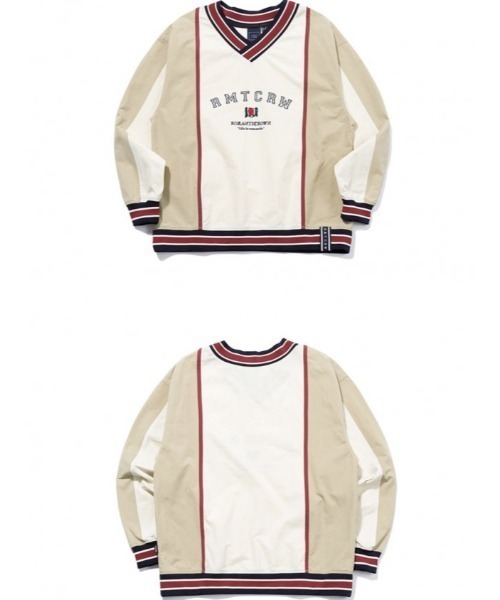 ROMANTIC CROWN(ロマンティッククラウン)の「【ROMANTIC CROWN】RMTC CLUB WARM UP(その他トップス・メンズ・ネイビー/オートミール・M)」の8枚目の写真
