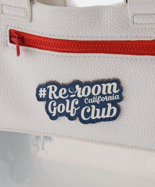 #Re:room California Golf Club（リルームカリフォルニアゴルフクラブ）の「RCGCフェイクレザースイッチングクリアカートバッグ（トートバッグ・メンズ・ホワイト・FREE）」の11枚目の写真
