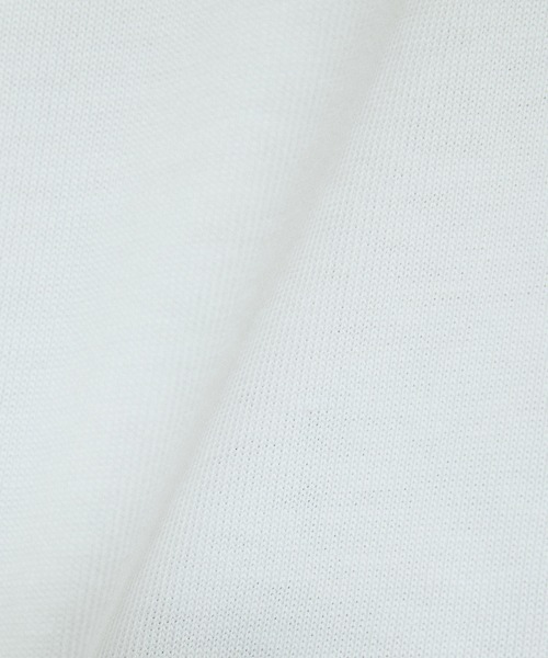 MADEMOISELLE ROPE'（マドモアゼル ロペ）の「スリットネックパフスリーブプルオーバー（Tシャツ/カットソー・レディース・ホワイト/ライトグリーン・38）」の10枚目の写真