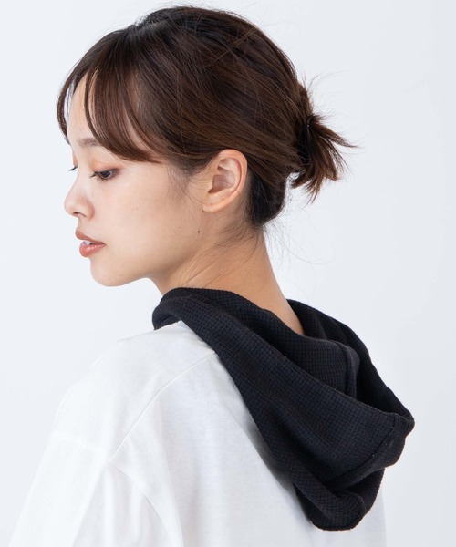 WEGO（ウィゴー）の「WEGO/付けフード（付け襟・レディース・オフホワイト/グリーン/ブルー系その他4/ブラック/オートミール/ブラック系その他/グレー・FREE）」の3枚目の写真