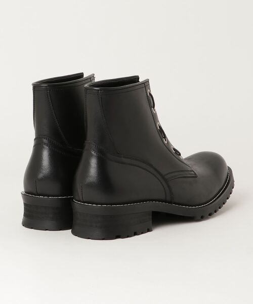 VANQUISH(ヴァンキッシュ)の「Cow Leather Front zip Boots *(ブーツ・メンズ・ブラック・1/2)」の9枚目の写真