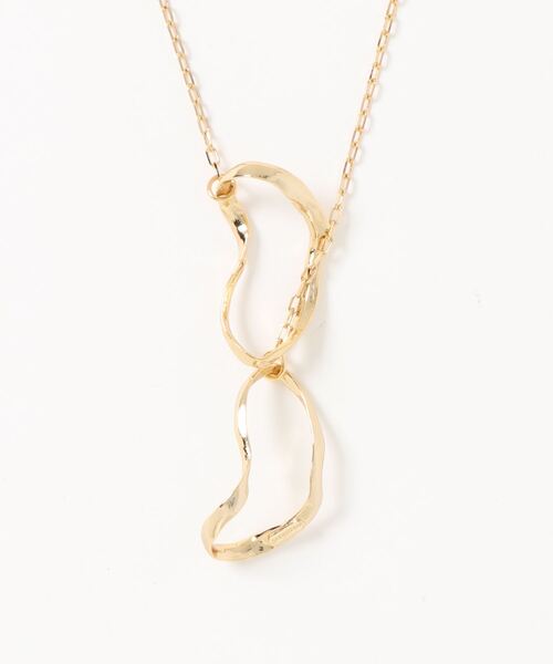 sea,ds mara（シーズマーラ）の「【Sea’ds mara】Undulate necklece（ネックレス・レディース・シルバー/ゴールド・FREE）」の2枚目の写真