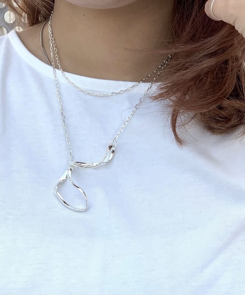 sea,ds mara（シーズマーラ）の「【Sea’ds mara】Undulate necklece（ネックレス・レディース・シルバー/ゴールド・FREE）」の5枚目の写真