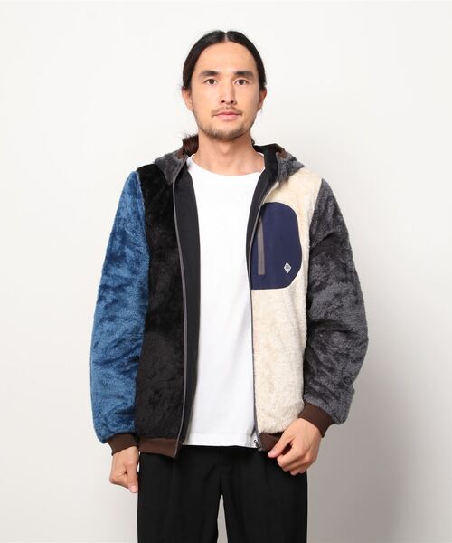 gym master（ジムマスター）の「【gym master/ジムマスター】リバーシブル ボアジャケット/マウンテンパーカー/タスロンフードJKT/防風（ブルゾン・メンズ・ブラック/その他/ベージュ/その他1・XL/L/S/M）」の7枚目の写真