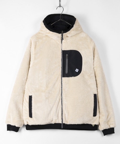 gym master（ジムマスター）の「【gym master/ジムマスター】リバーシブル ボアジャケット/マウンテンパーカー/タスロンフードJKT/防風（ブルゾン・メンズ・ブラック/その他/ベージュ/その他1・XL/L/S/M）」の18枚目の写真